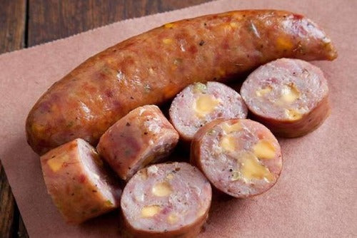 Smoked Jalapeño Cheddar Bacon Bratwurst 1lb *Ready to Eat*