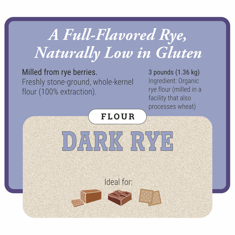 Dark Rye Flour (local&amp;organic)